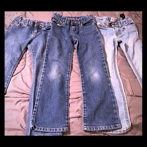 3 pairs Children’s Place girls size 6 jeans.